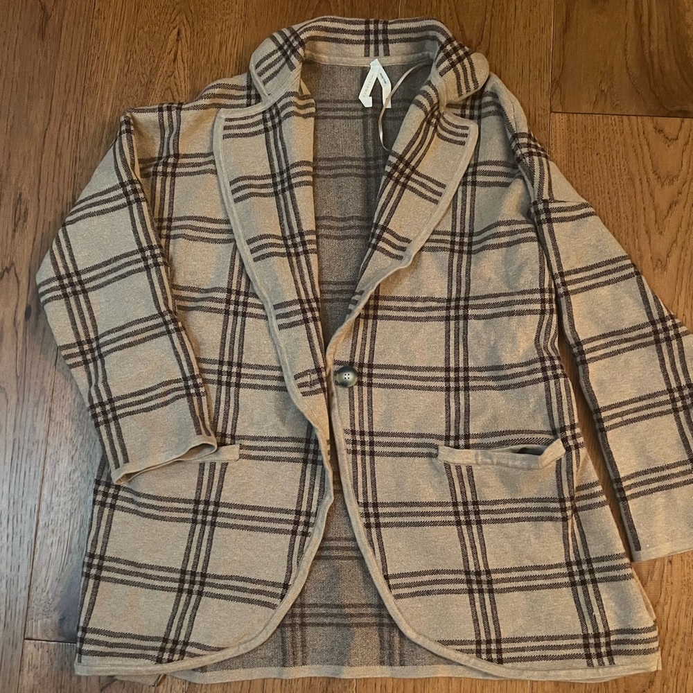 Blazer type sweater